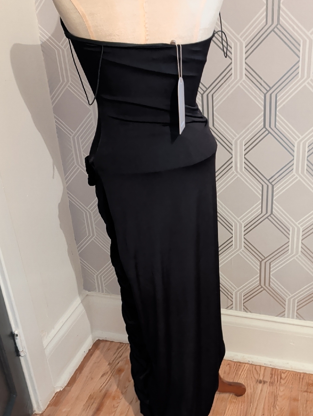 Meshki Black Maxi Dress - Picture 7 of 13